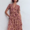 Naomi Jersey Midi Dress Deep Wisteria, Ikat Naomi Jersey Midi Dress Deep Wisteria, Ikat