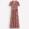 Naomi Jersey Midi Dress Deep Wisteria, Ikat Naomi Jersey Midi Dress Deep Wisteria, Ikat