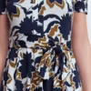 Naomi Jersey Midi Dress French Navy, Shadow Blossom Naomi Jersey Midi Dress French Navy, Shadow Blossom
