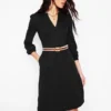 Naomi Relaxed Jersey Dress Black Naomi Relaxed Jersey Dress Black