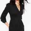 Naomi Relaxed Jersey Dress Black Naomi Relaxed Jersey Dress Black