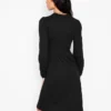 Naomi Relaxed Jersey Dress Black Naomi Relaxed Jersey Dress Black