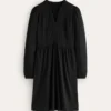 Naomi Relaxed Jersey Dress Black Naomi Relaxed Jersey Dress Black