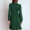 Naomi Relaxed Jersey Dress Dark Green, Dainty Meadow Naomi Relaxed Jersey Dress Dark Green, Dainty Meadow