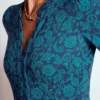 Naomi Relaxed Jersey Dress Midnight Ocean, Ornate Flora Naomi Relaxed Jersey Dress Midnight Ocean, Ornate Flora