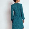 Naomi Relaxed Jersey Dress Midnight Ocean, Ornate Flora Naomi Relaxed Jersey Dress Midnight Ocean, Ornate Flora