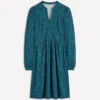 Naomi Relaxed Jersey Dress Midnight Ocean, Ornate Flora Naomi Relaxed Jersey Dress Midnight Ocean, Ornate Flora