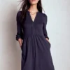 Naomi Relaxed Jersey Dress Navy Naomi Relaxed Jersey Dress Navy