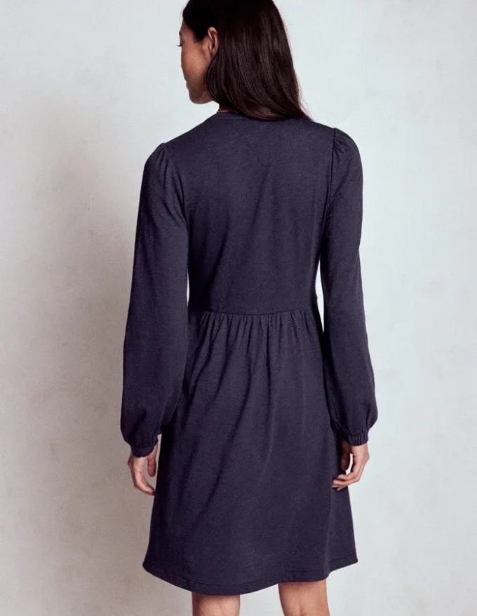 Naomi Relaxed Jersey Dress Navy Naomi Relaxed Jersey Dress Navy