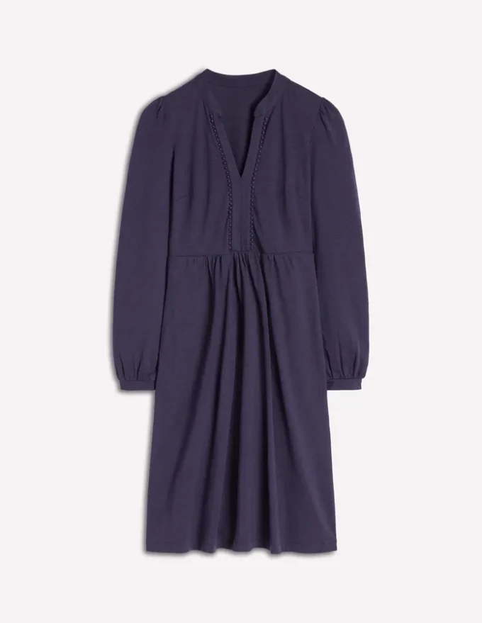 Naomi Relaxed Jersey Dress Navy Naomi Relaxed Jersey Dress Navy