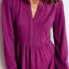 Naomi Relaxed Jersey Dress Plum Jam Naomi Relaxed Jersey Dress Plum Jam