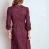 Naomi Relaxed Jersey Dress Prune, Leopard Spots Naomi Relaxed Jersey Dress Prune, Leopard Spots