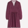 Naomi Relaxed Jersey Dress Prune, Leopard Spots Naomi Relaxed Jersey Dress Prune, Leopard Spots