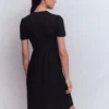 Naomi Short Jersey Dress Black Naomi Short Jersey Dress Black