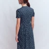 Naomi Short Jersey Dress French Navy, Painted Dot Naomi Short Jersey Dress French Navy, Painted Dot
