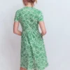 Naomi Short Jersey Dress Fresh Green, Meadow Scatter Naomi Short Jersey Dress Fresh Green, Meadow Scatter