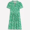 Naomi Short Jersey Dress Fresh Green, Meadow Scatter Naomi Short Jersey Dress Fresh Green, Meadow Scatter