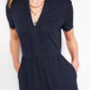 Naomi Short Jersey Dress Navy Naomi Short Jersey Dress Navy