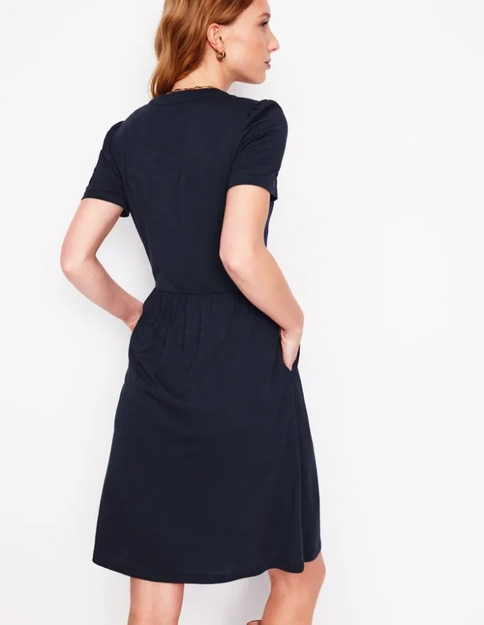 Naomi Short Jersey Dress Navy Naomi Short Jersey Dress Navy