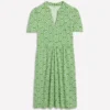 Naomi Short Jersey Dress Paradise Green, Botanic Blush Naomi Short Jersey Dress Paradise Green, Botanic Blush
