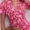 Naomi Short Jersey Dress Pomegranate, Tigers Paradise Naomi Short Jersey Dress Pomegranate, Tigers Paradise