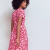 Naomi Short Jersey Dress Pomegranate, Tigers Paradise Naomi Short Jersey Dress Pomegranate, Tigers Paradise