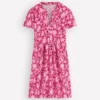 Naomi Short Jersey Dress Pomegranate, Tigers Paradise Naomi Short Jersey Dress Pomegranate, Tigers Paradise