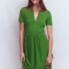 Naomi Short Jersey Dress Promenade Green Naomi Short Jersey Dress Promenade Green