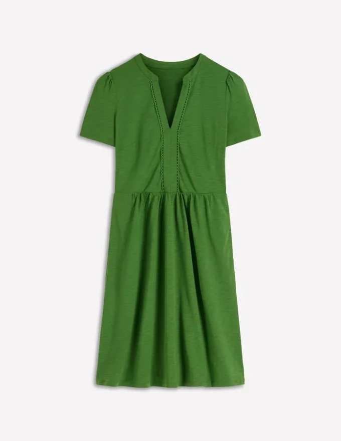 Naomi Short Jersey Dress Promenade Green Naomi Short Jersey Dress Promenade Green