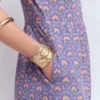 Naomi Short Jersey Dress Purple Thistle, Flower Lattice Naomi Short Jersey Dress Purple Thistle, Flower Lattice