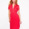Naomi Short Jersey Dress Strawberry Tart Red Naomi Short Jersey Dress Strawberry Tart Red