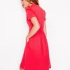 Naomi Short Jersey Dress Strawberry Tart Red Naomi Short Jersey Dress Strawberry Tart Red