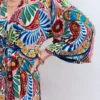 Nell Kimono Midi Jersey Dress Multi, Enchanted Paisley Nell Kimono Midi Jersey Dress Multi, Enchanted Paisley