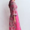 Nell Kimono Midi Jersey Dress Pink, Blossom Elegance Nell Kimono Midi Jersey Dress Pink, Blossom Elegance