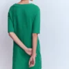 Nessa Ottoman Shift Dress Jewel Green Nessa Ottoman Shift Dress Jewel Green