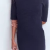 Nessa Ottoman Shift Dress Navy Nessa Ottoman Shift Dress Navy