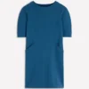 Nessa Ottoman Shift Dress Tourmaline Blue Nessa Ottoman Shift Dress Tourmaline Blue