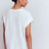 Nina Embroidered Notch T-shirt White – Multi Embroidery Nina Embroidered Notch T-shirt White – Multi Embroidery