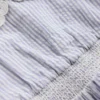 Nostalgic Broderie Dress Salt Blue Ticking Stripe