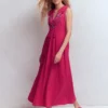 Notch Neck Jersey Maxi Dress Granita Notch Neck Jersey Maxi Dress Granita