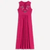 Notch Neck Jersey Maxi Dress Granita Notch Neck Jersey Maxi Dress Granita