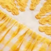 Novelty Strappy Dress Lemon Gingham