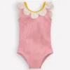 Novelty Swimsuit Salmon Pink Flower Novelty Swimsuit Salmon Pink Flower