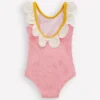 Novelty Swimsuit Salmon Pink Flower Novelty Swimsuit Salmon Pink Flower