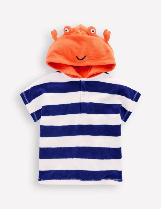 Novelty Towelling Throw-on Blue Crab
