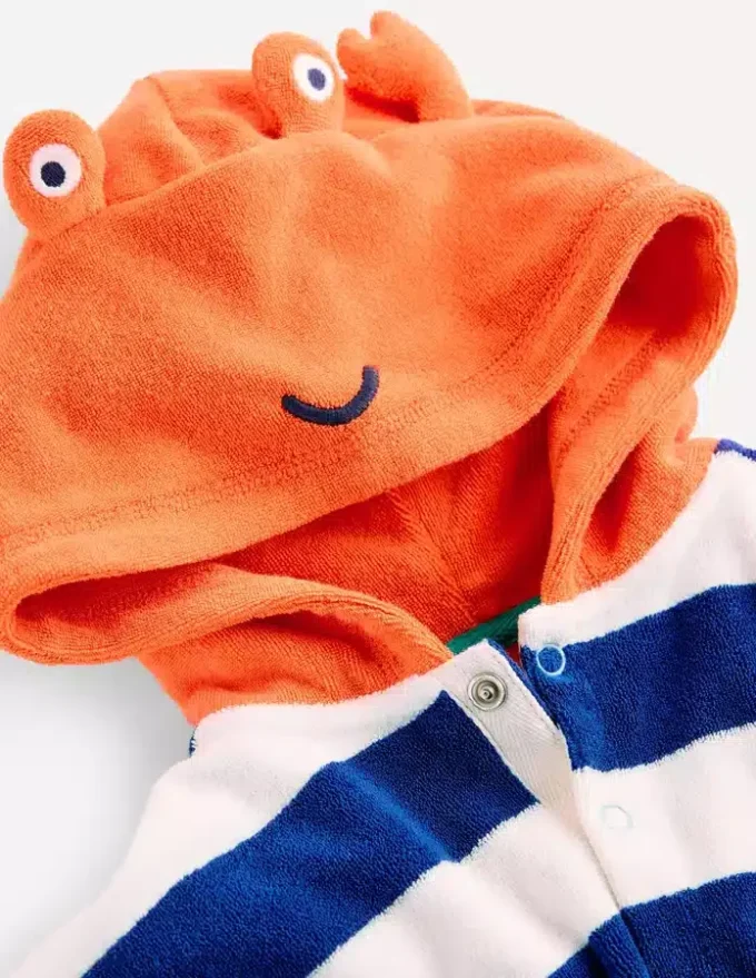 Novelty Towelling Throw-on Blue Crab
