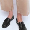 Nya Penny Loafers Black