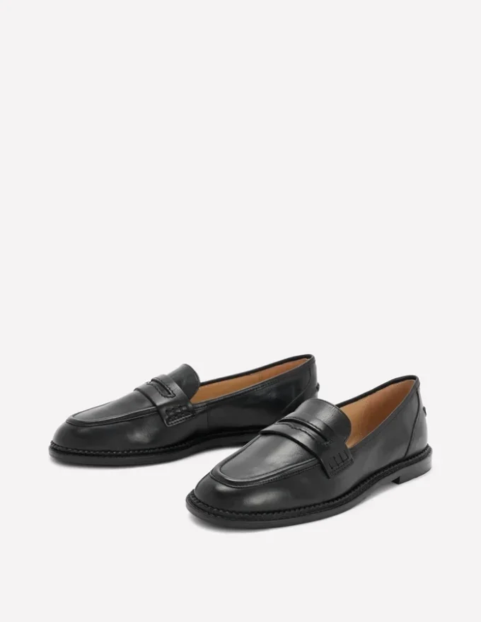 Nya Penny Loafers Black