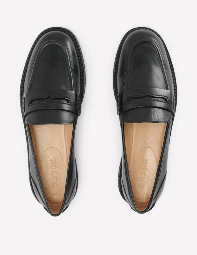 Nya Penny Loafers Black