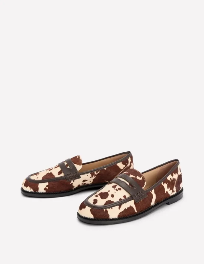 Nya Penny Loafers Brown/Ivory